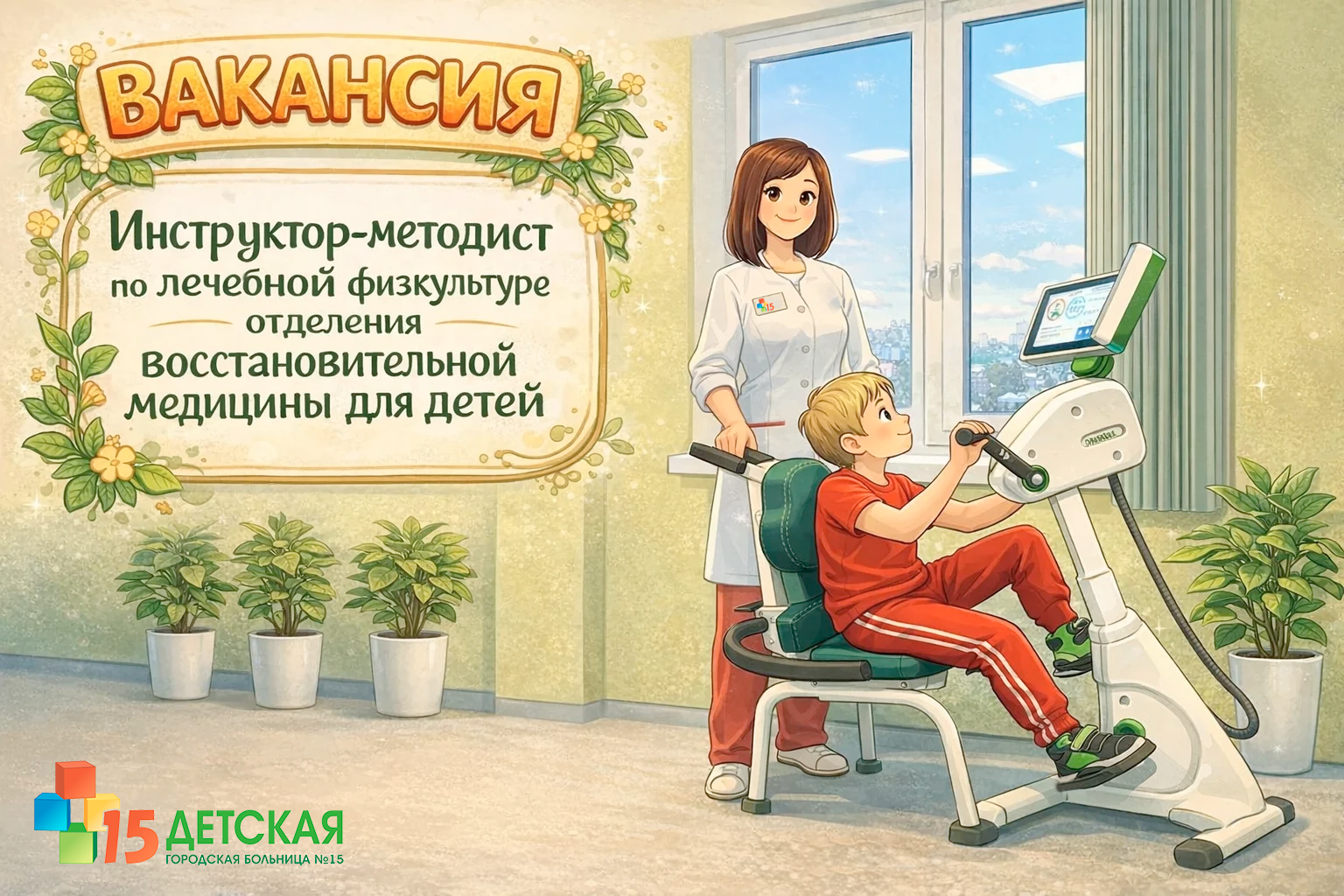 Вакансия инструктор-методист